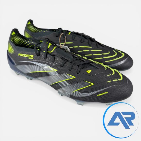 Adidas Predator Elite FG Electric Stealth Pack Men\'s Size 12 JI1085 Black Volt